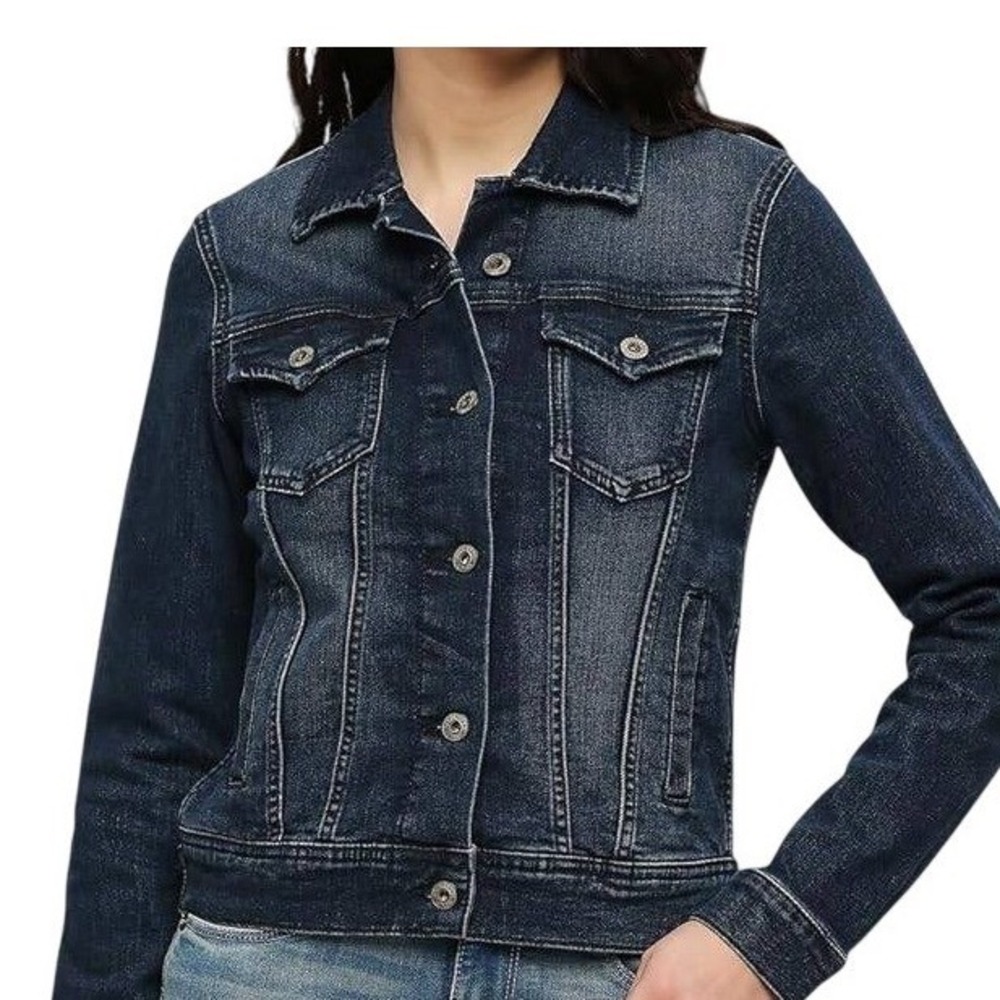 KUT from the Kloth Helena Denim Jeans Trucker Jacket‎ size Small